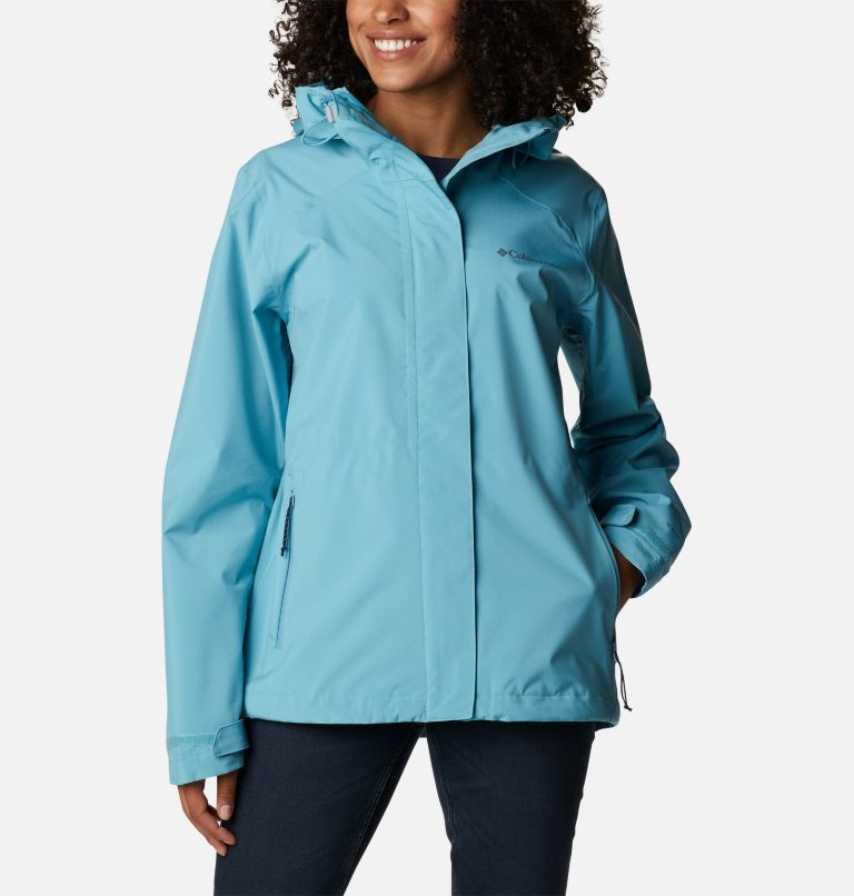 Columbia Chaqueta cortavientos mujer XL (azul), Azul