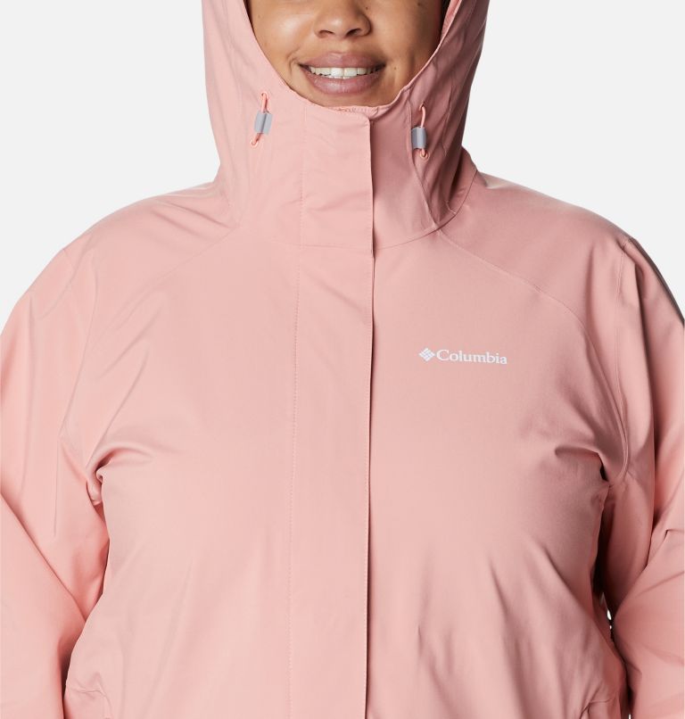 Women's Earth Explorer Shell - Plus Size, Color: Coral Reef