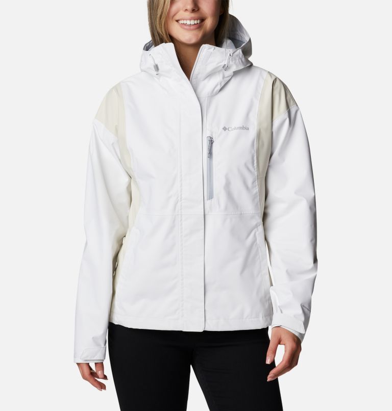Thumbnail: Women's Hikebound Rain Jacket, Color: White, Chalk, image 1