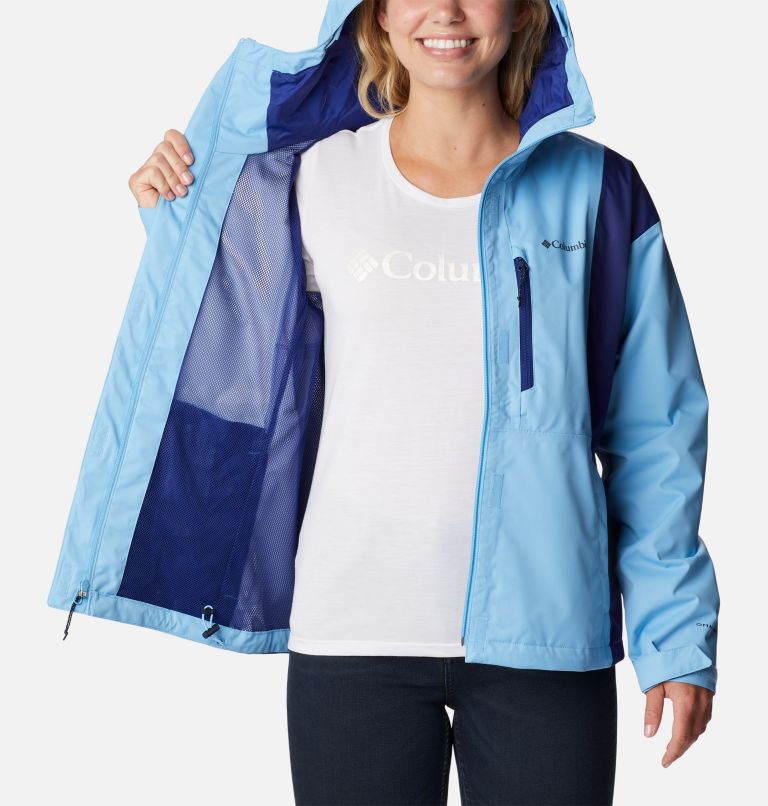 Thumbnail: Women's Hikebound Rain Jacket, Color: Vista Blue, Dark Sapphire, image 5