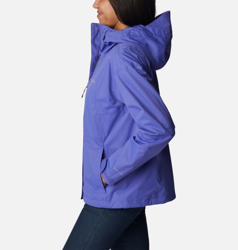 Women's Hikebound Rain Jacket, Color: Purple Lotus, image 3