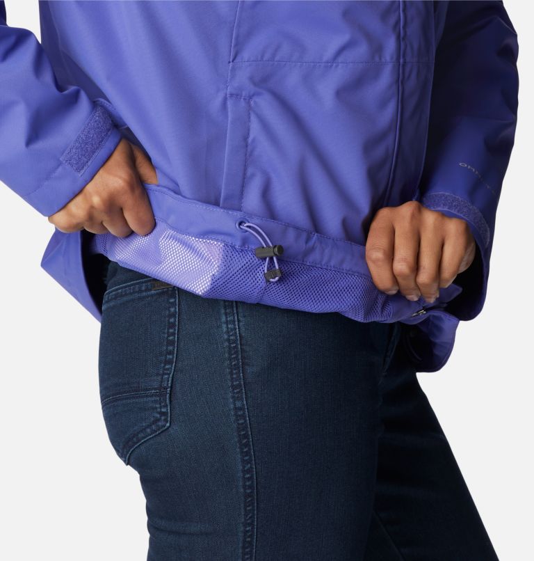 Women's Hikebound Rain Jacket, Color: Purple Lotus, image 6