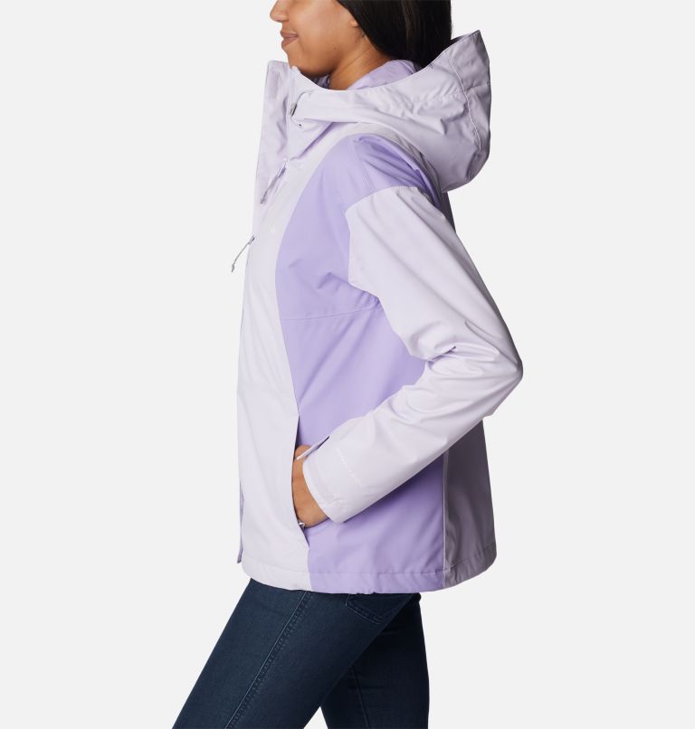 Thumbnail: Women's Hikebound Rain Jacket, Color: Purple Tint, Frosted Purple, image 3