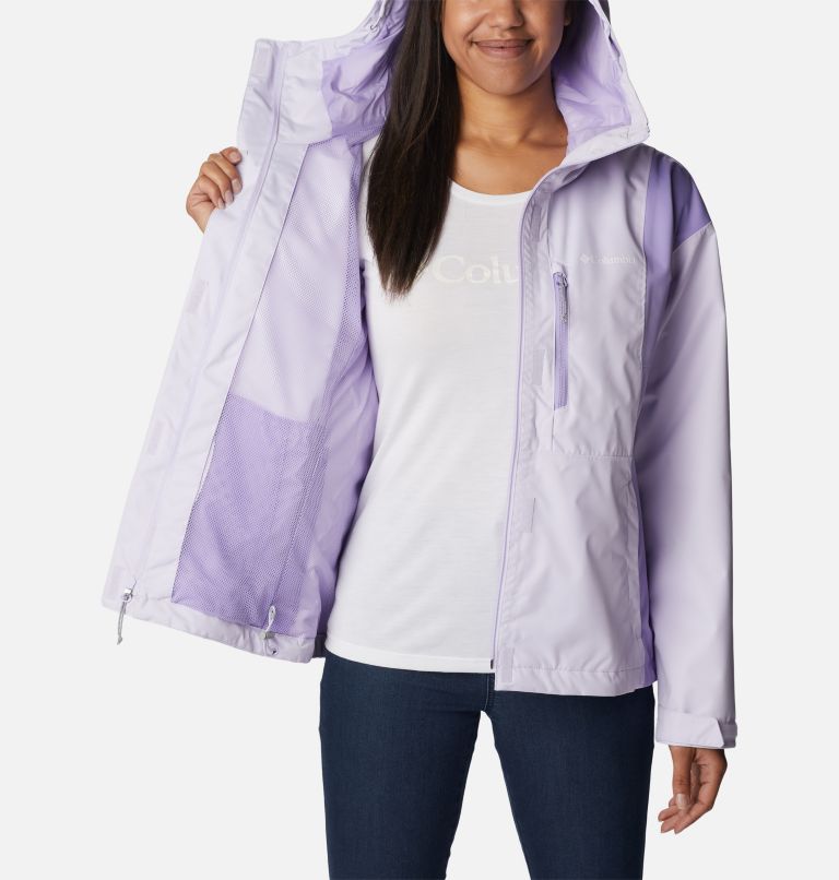 Thumbnail: Women's Hikebound Rain Jacket, Color: Purple Tint, Frosted Purple, image 5