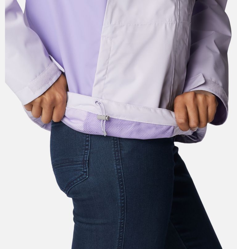 Thumbnail: Women's Hikebound Rain Jacket, Color: Purple Tint, Frosted Purple, image 6