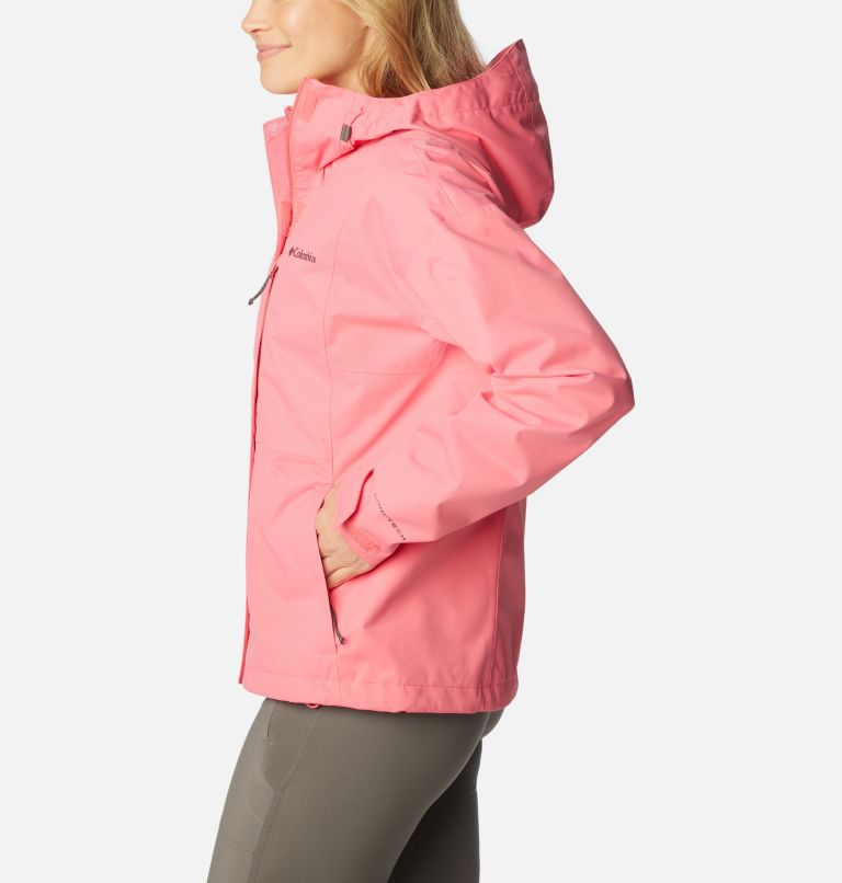 Thumbnail: Women's Hikebound Rain Jacket, Color: Camellia Rose, image 3