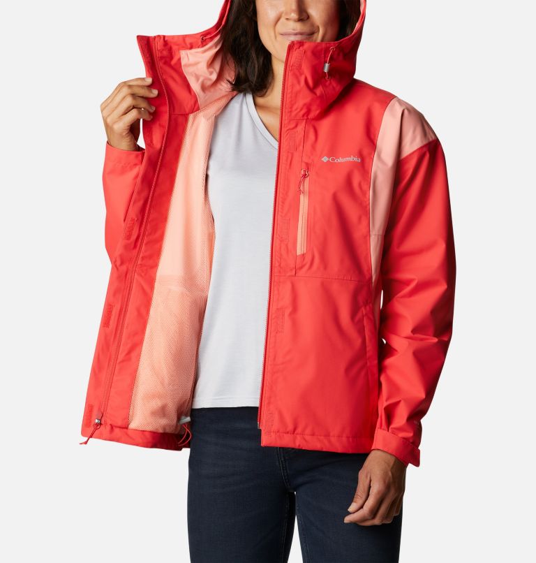 Thumbnail: Manteau Hikebound Femme, Color: Red Hibiscus, Coral Reef, image 5