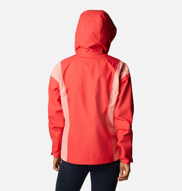 Thumbnail: Hikebound Jacket | 676 | M, Color: Red Hibiscus, Coral Reef, image 2