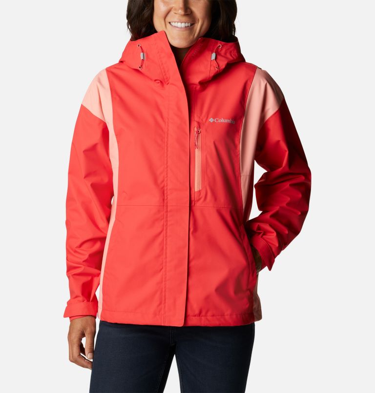 Thumbnail: Women's Hikebound Jacket, Color: Red Hibiscus, Coral Reef, image 1