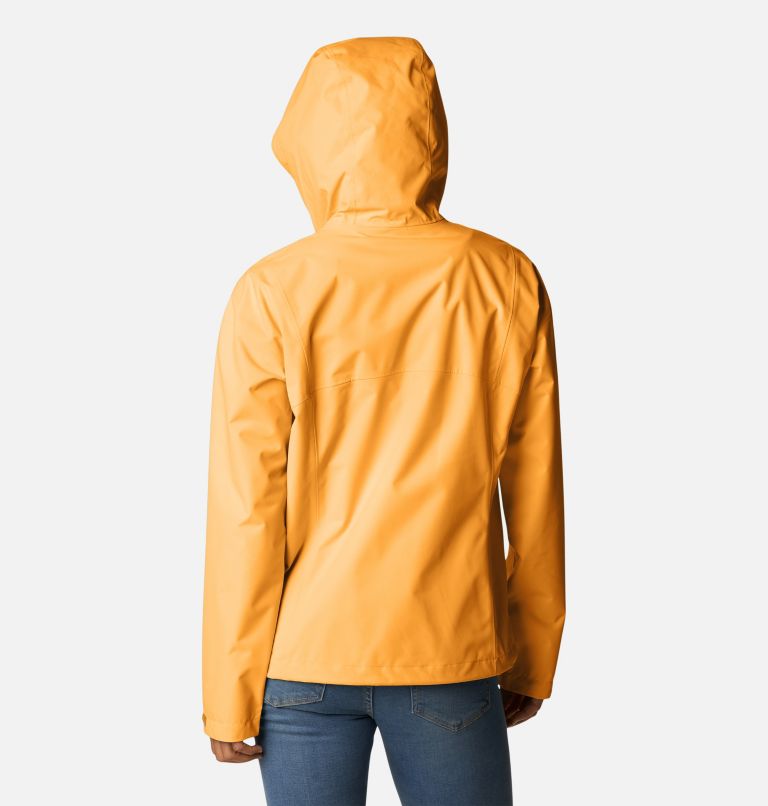 Women's Hikebound Rain Jacket, Color: Mango, image 2