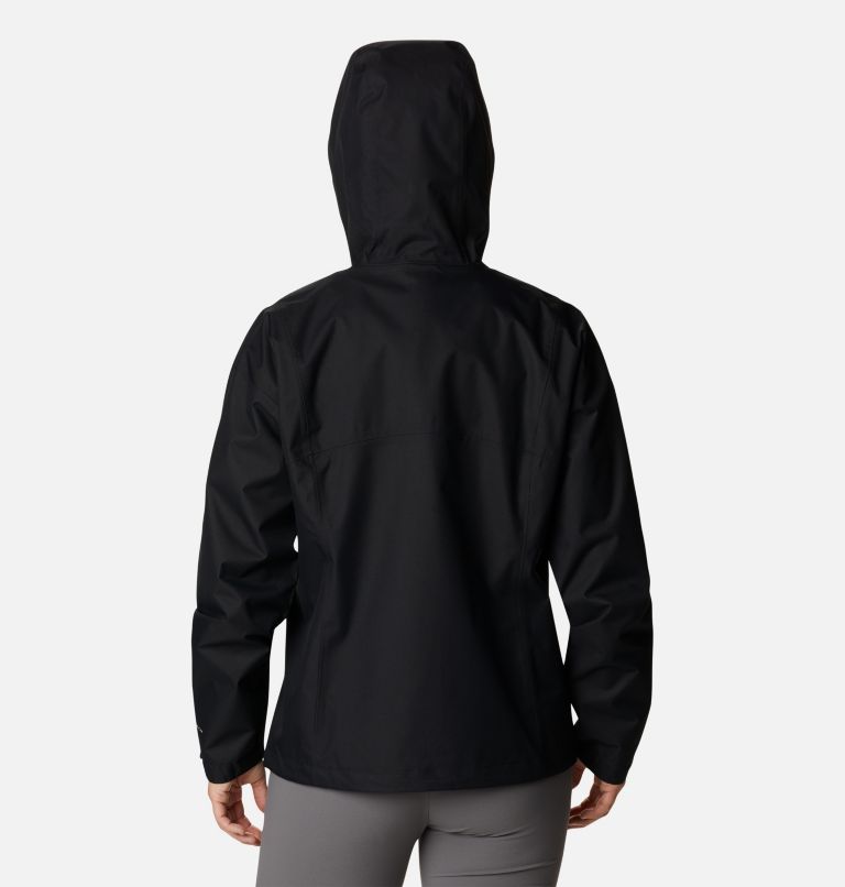 Thumbnail: Chaqueta shell impermeable Hikebound para mujer, Color: Black, image 2