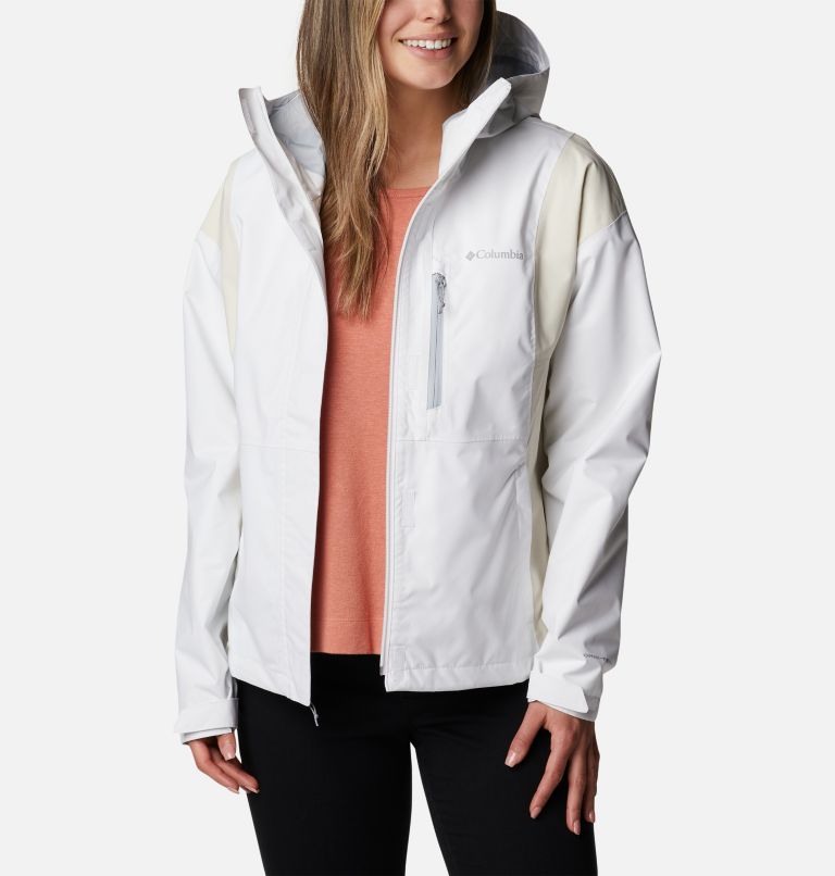 Women’s Hikebound Waterproof Shell Walking Jacket, Color: White, Chalk, image 7