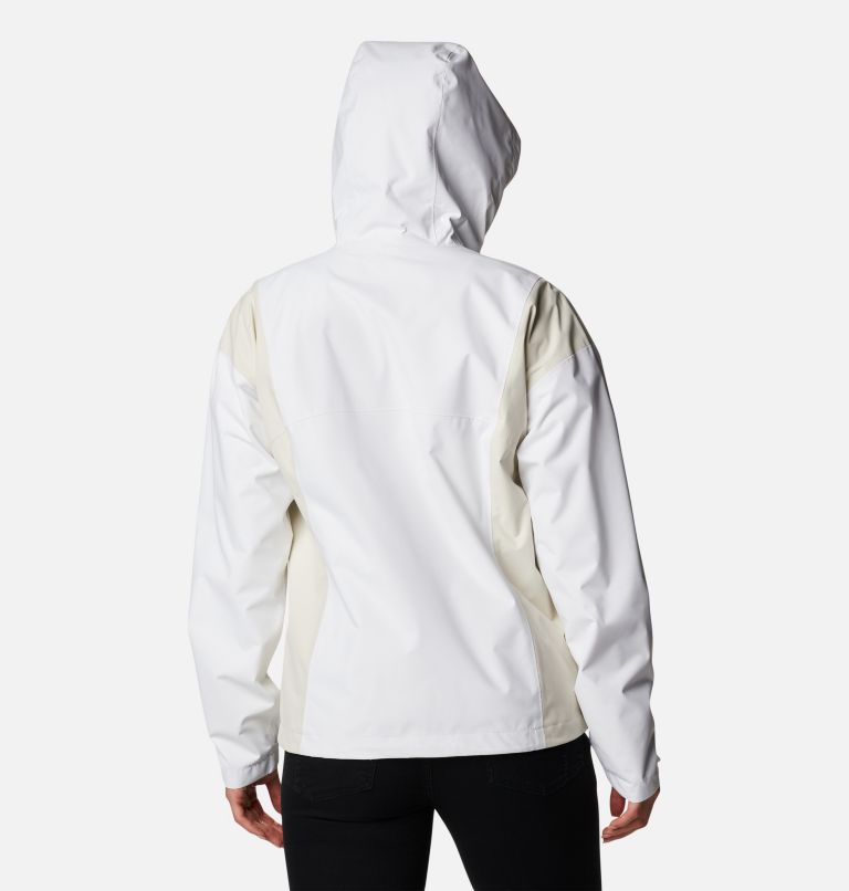 Women’s Hikebound Waterproof Shell Walking Jacket, Color: White, Chalk, image 2