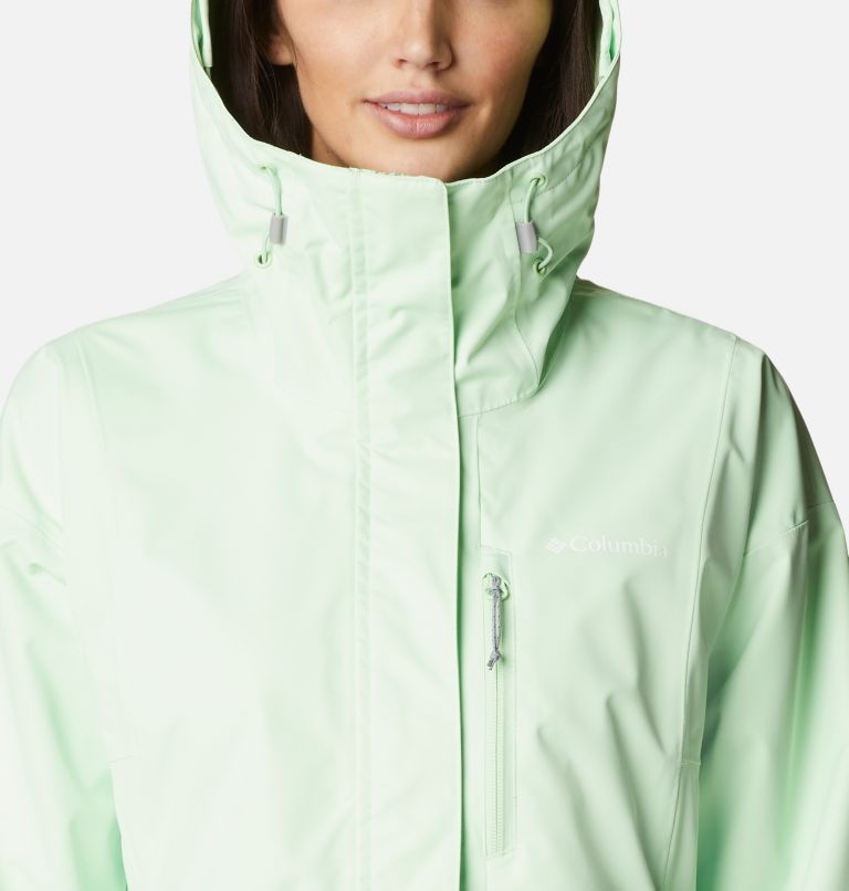 Thumbnail: Chaqueta shell impermeable Hikebound para mujer, Color: Key West, image 4