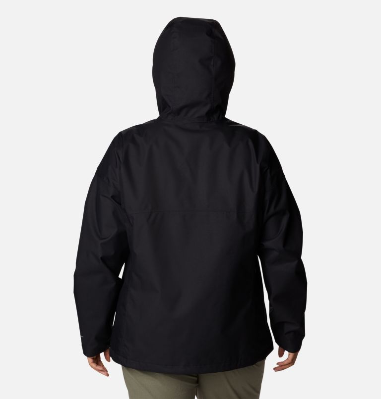 Women's Hikebound Rain Jacket - Plus Size, Color: Black, image 2