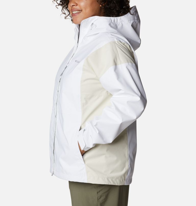 Thumbnail: Women's Hikebound Jacket - Plus Size, Color: White, Chalk, image 3