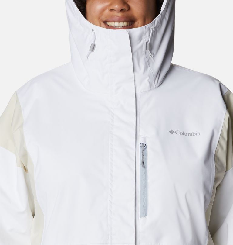 Thumbnail: Women's Hikebound Jacket - Plus Size, Color: White, Chalk, image 4