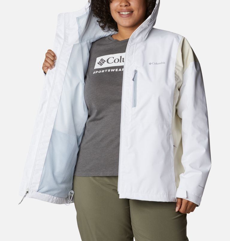 Thumbnail: Women's Hikebound Jacket - Plus Size, Color: White, Chalk, image 5