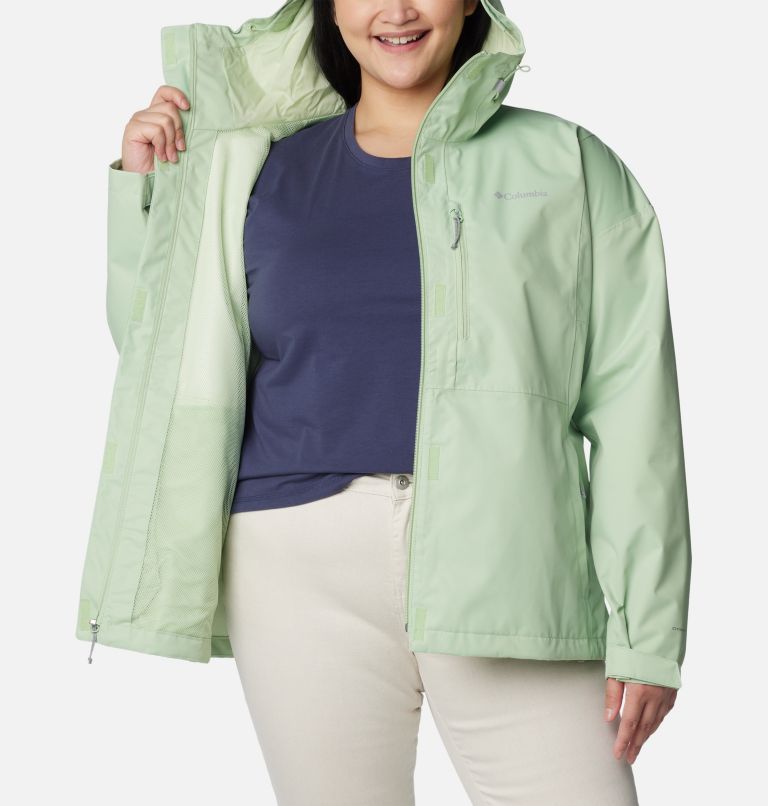 Plus size shop rain jacket columbia