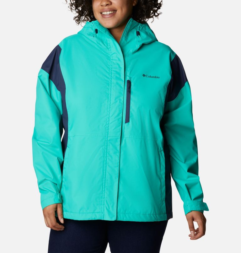 Women's Hikebound Jacket - Plus Size, Color: Electric Turquoise, Nocturnal, image 1