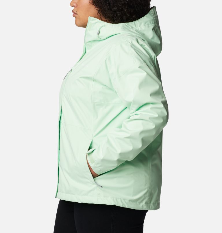 Thumbnail: Women's Hikebound Rain Jacket - Plus Size, Color: Key West, image 3