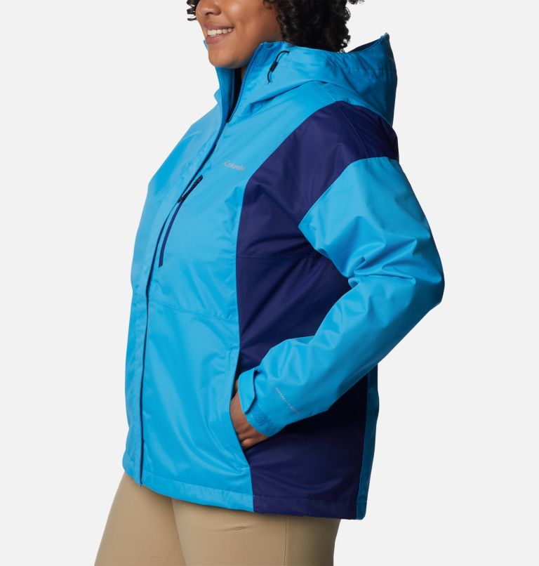 Women's Hikebound Jacket - Plus Size, Color: Blue Chill, Dark Sapphire, image 3