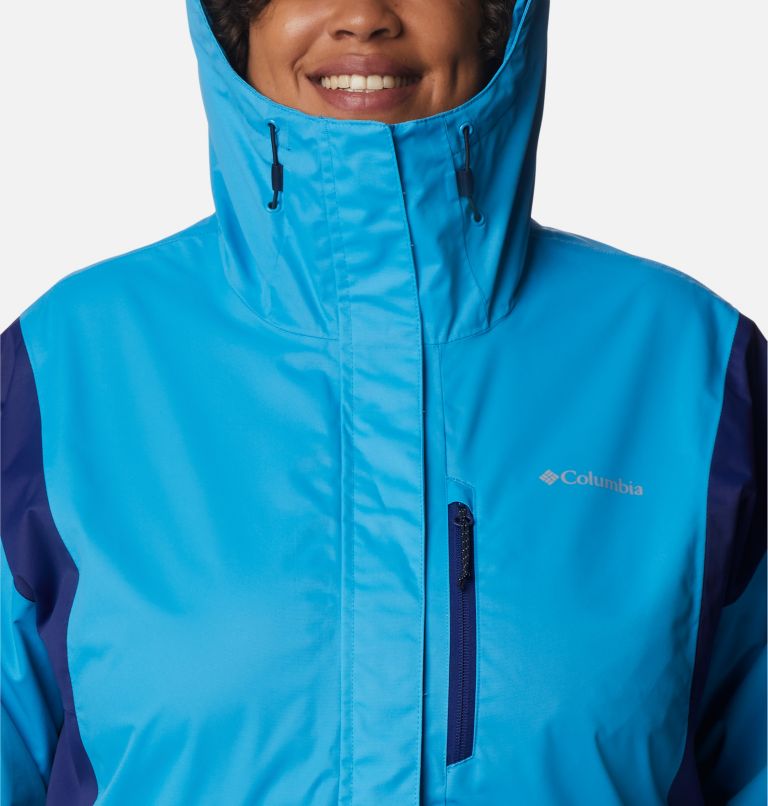 Women's Hikebound Jacket - Plus Size, Color: Blue Chill, Dark Sapphire, image 4
