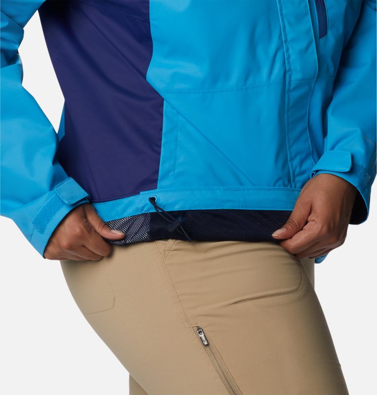 Women's Hikebound Jacket - Plus Size, Color: Blue Chill, Dark Sapphire, image 6