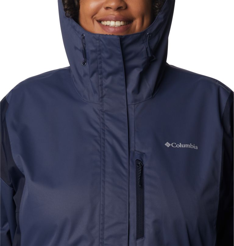 Thumbnail: Women's Hikebound Jacket - Plus Size, Color: Nocturnal, Dark Nocturnal, image 4