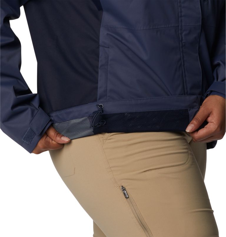 Thumbnail: Women's Hikebound Jacket - Plus Size, Color: Nocturnal, Dark Nocturnal, image 6