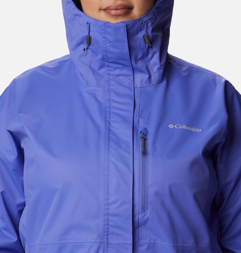 Women's Hikebound Rain Jacket - Plus Size, Color: Purple Lotus, image 4