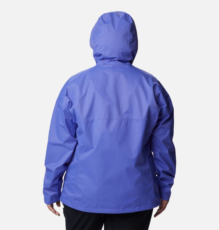 Thumbnail: Women's Hikebound Rain Jacket - Plus Size, Color: Purple Lotus, image 2