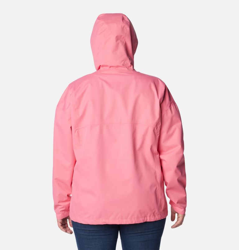 Women's Hikebound Rain Jacket - Plus Size, Color: Camellia Rose, image 2