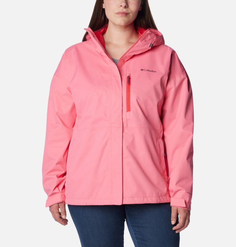 Women's Hikebound Rain Jacket - Plus Size, Color: Camellia Rose, image 1