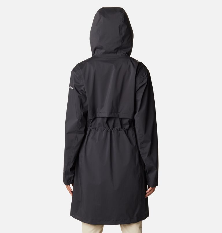 Columbia womens long rain on sale jacket