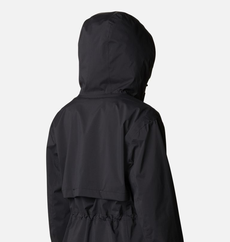 Femme Imperméable Capuche Manches Longues Veste Imperméable Femme