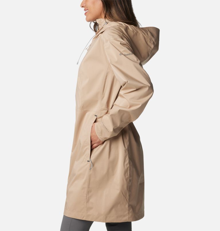Veste Longue Imperméable Weekend Adventure Femme, Color: Canoe, image 3