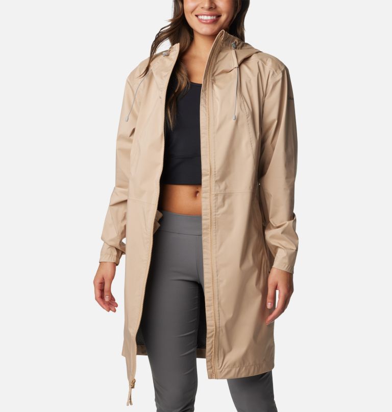 Veste Longue Imperméable Weekend Adventure Femme, Color: Canoe, image 9