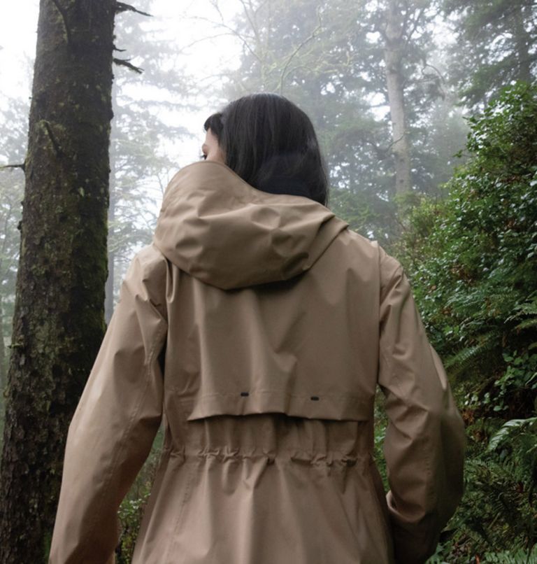Veste Longue Imperméable Weekend Adventure Femme, Color: Canoe, image 13