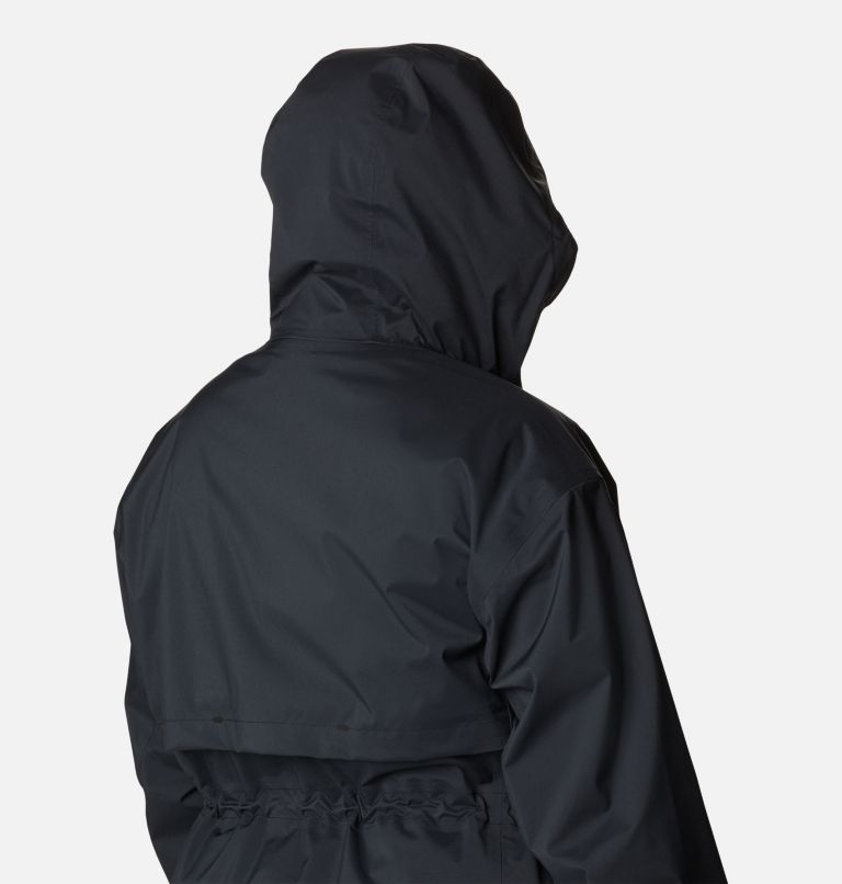 Women's Weekend Adventure Long Shell Jacket - Plus Size, Color: Black, image 6
