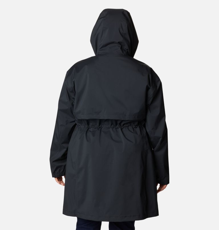 Women's Weekend Adventure Long Shell Jacket - Plus Size, Color: Black