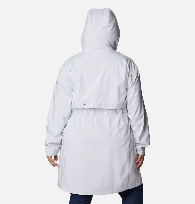 Women's Weekend Adventure Long Shell Jacket - Plus Size, Color: Nimbus Grey, image 2
