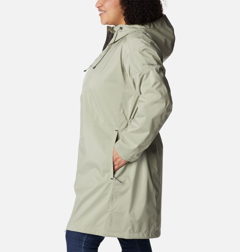 Women's Weekend Adventure Long Shell Jacket - Plus Size, Color: Safari
