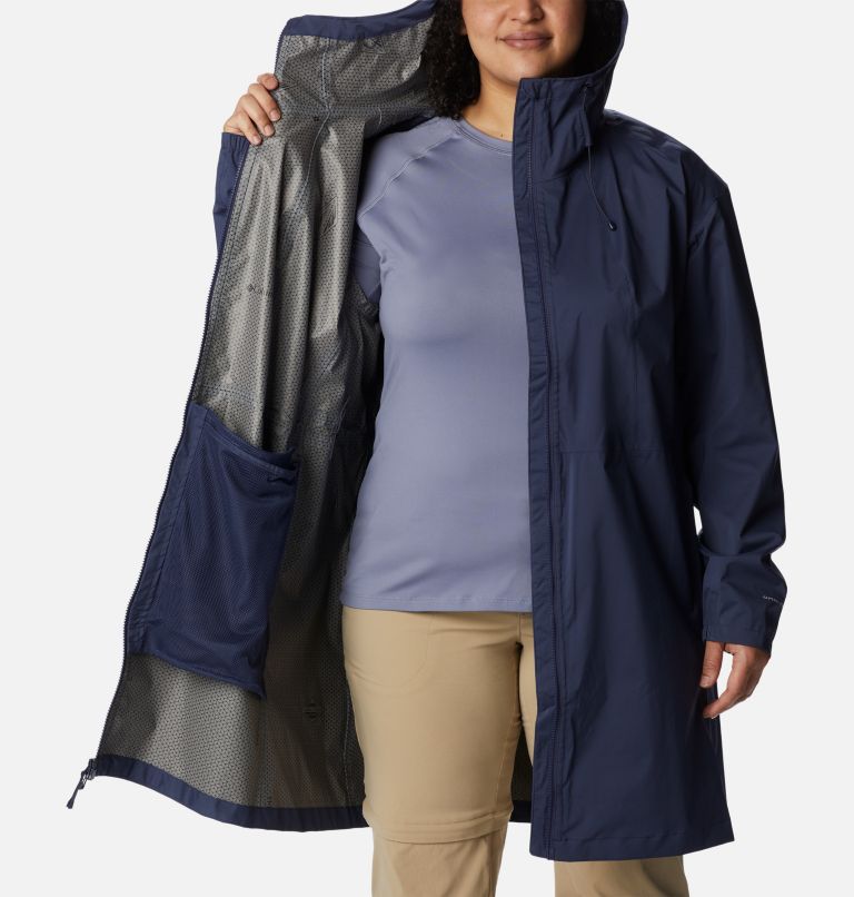 Women's Weekend Adventure Long Shell Jacket - Plus Size, Color: Nocturnal
