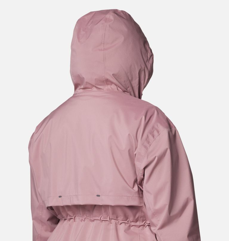 Women's Weekend Adventure Long Shell Jacket - Plus Size, Color: Fig, image 7