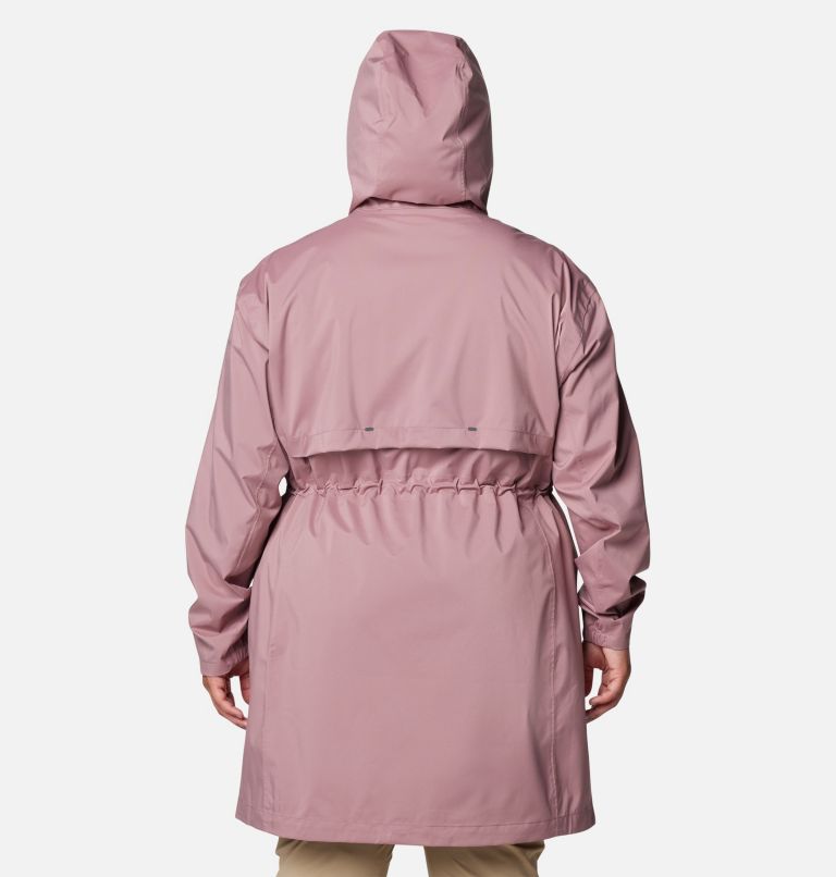 Women's Weekend Adventure Long Shell Jacket - Plus Size, Color: Fig, image 2