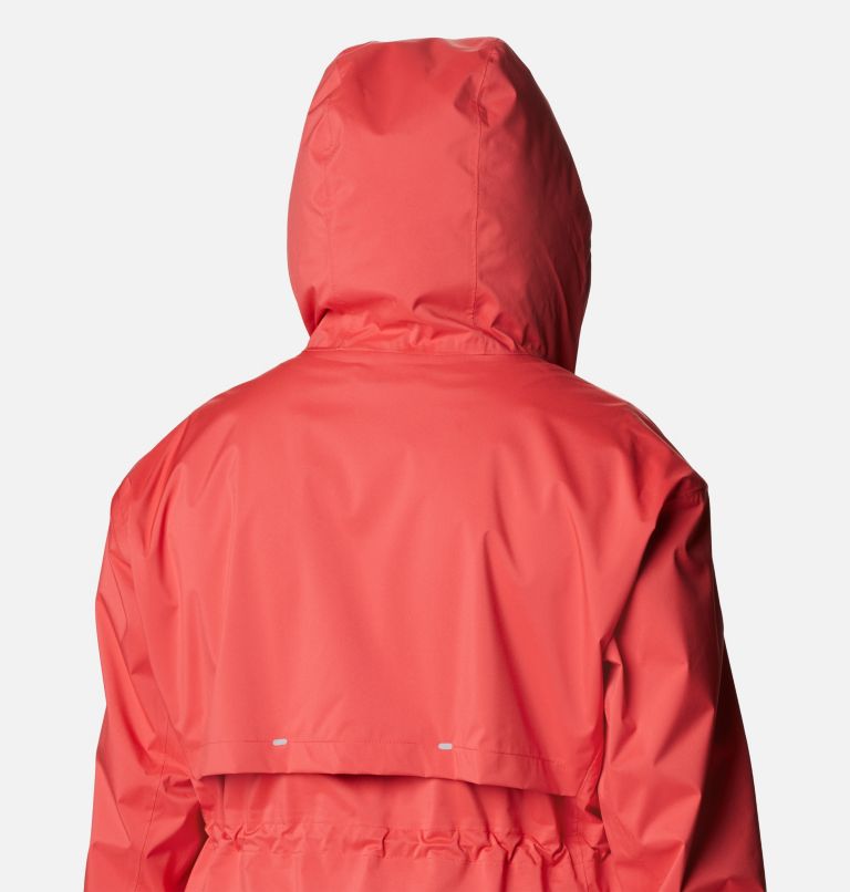 Manteau long Weekend Adventure Femme - Grandes tailles, Color: Red Hibiscus, image 6