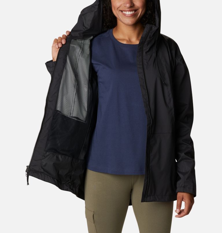 Women's Sunrise Ridge Rain Jacket, Color: Black, image 5