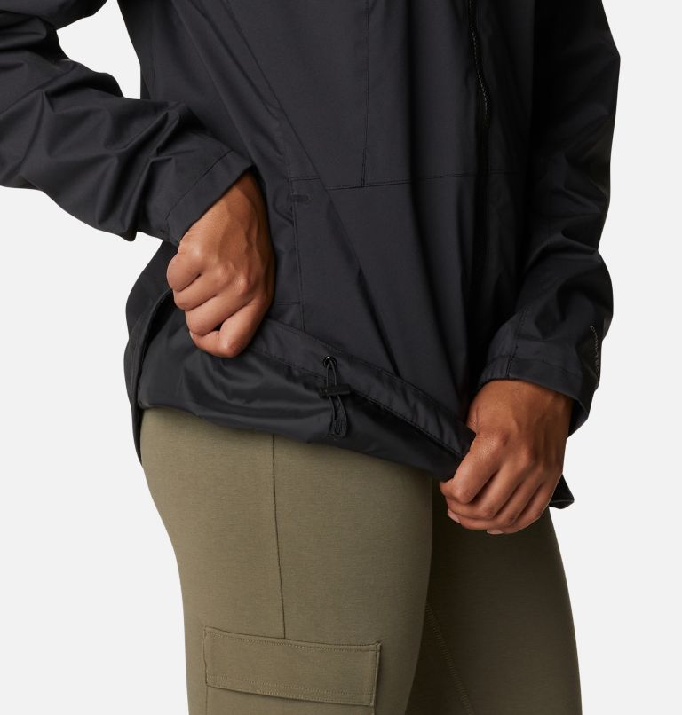 Women's Sunrise Ridge Rain Jacket, Color: Black, image 7