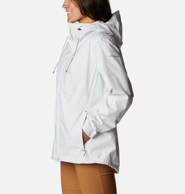 Women's Sunrise Ridge Rain Jacket, Color: White, image 3